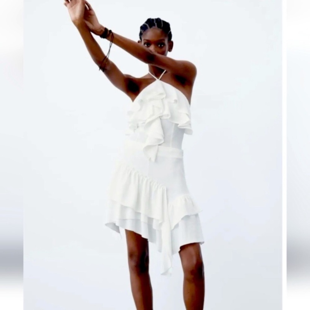 Zara Ruffled Bodysuit